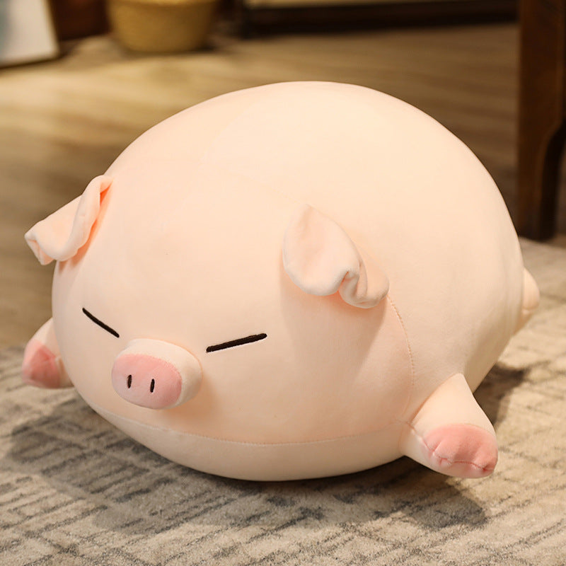 Cute Party Pig Doll Plush Toy Soft Cute Pig Pillow Down Cotton Large Animal Pillow