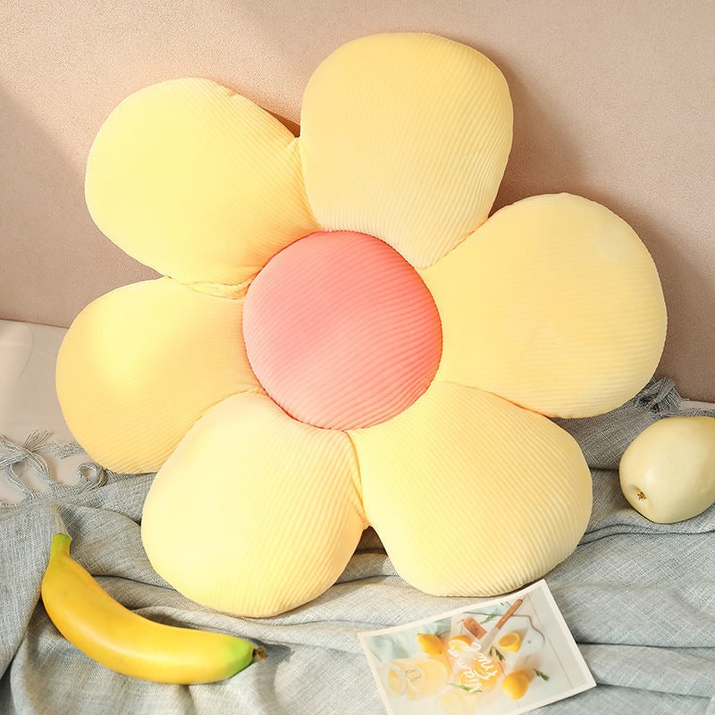 Sunflower Pillow Daisy Seat Cushion Petal Flower PuTuan Pi Cushion Polyester