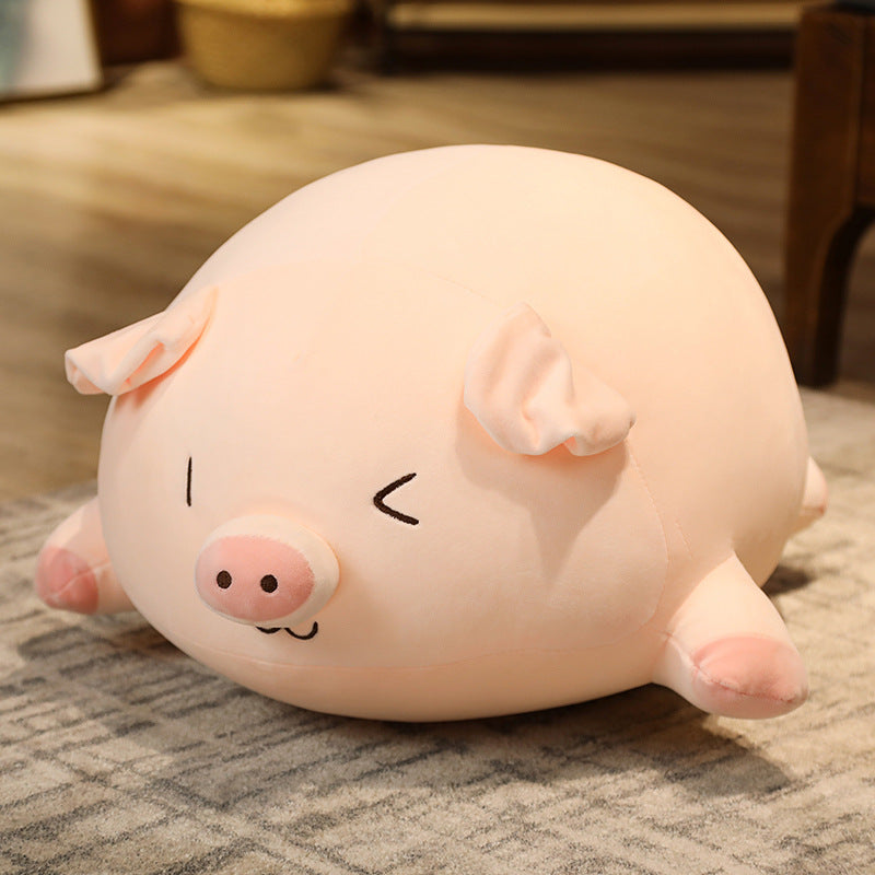 Cute Party Pig Doll Plush Toy Soft Cute Pig Pillow Down Cotton Large Animal Pillow