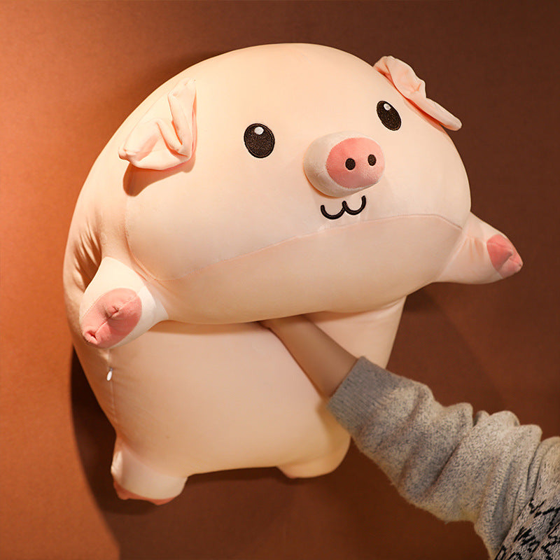 Cute Party Pig Doll Plush Toy Soft Cute Pig Pillow Down Cotton Large Animal Pillow