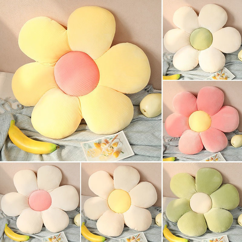 Sunflower Pillow Daisy Seat Cushion Petal Flower PuTuan Pi Cushion Polyester
